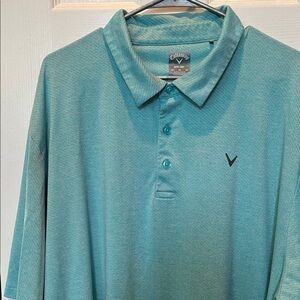 Callaway Men's Aqua Polo Shirt